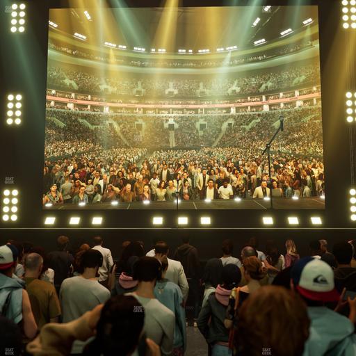 TD Garden - Section Ga Pit Seat View