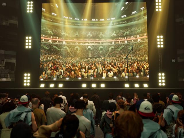 TD Garden - Section Ga Pit Seat View