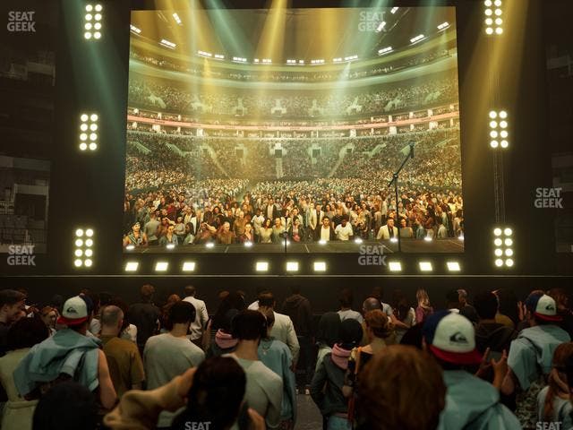 TD Garden - Section Ga Pit Seat View