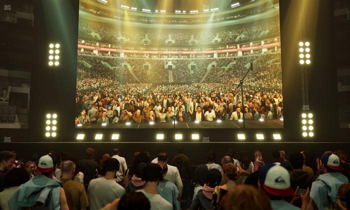 TD Garden - Section Ga Pit Seat View