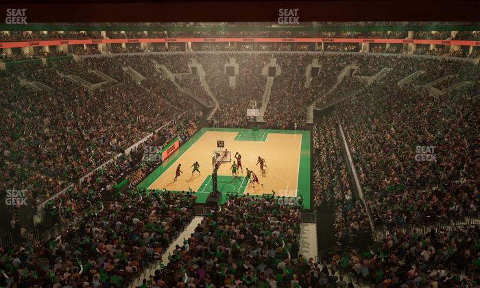 TD Garden - Section Loft 01 Seat View