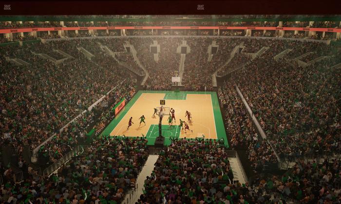 TD Garden - Section Loft 02 Seat View