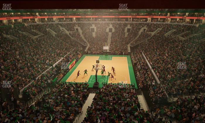 TD Garden - Section Loft 02 Seat View