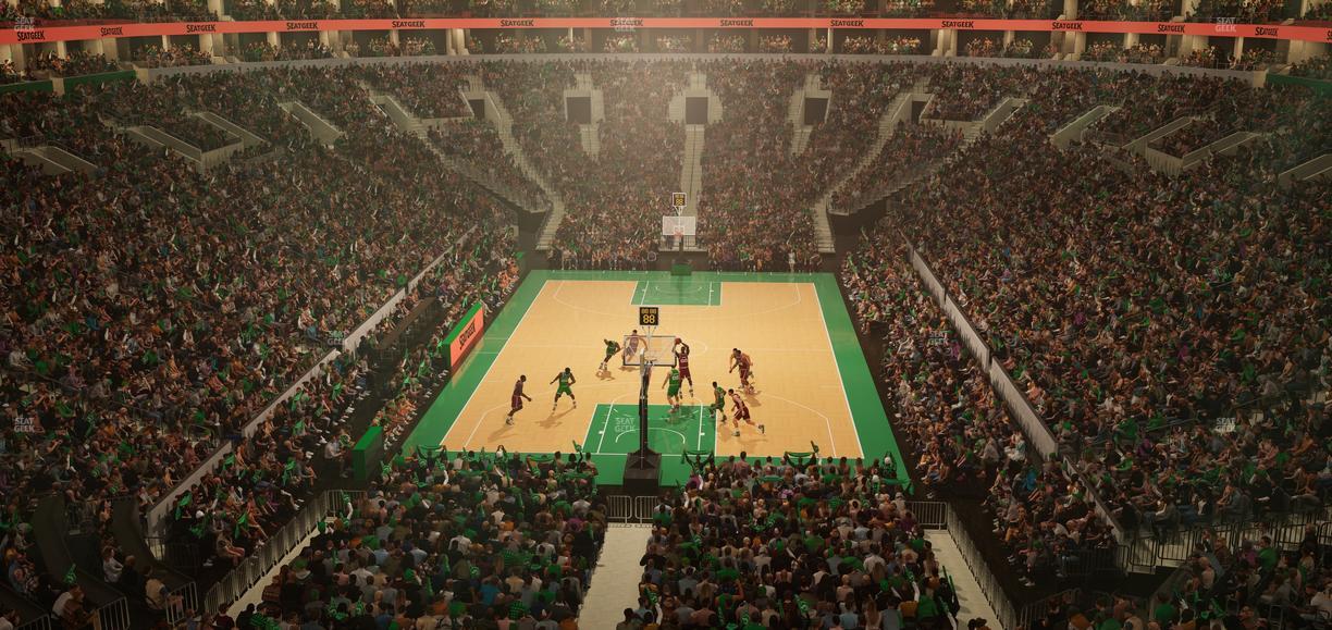 TD Garden - Section Loft 03 Seat View