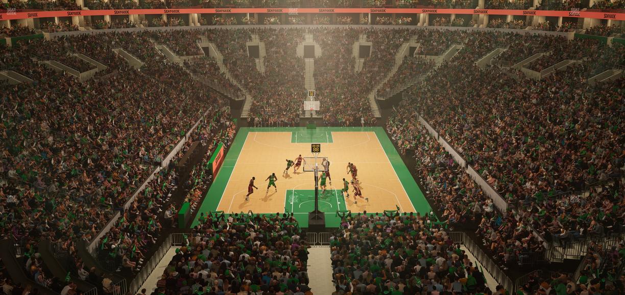 TD Garden - Section Loft 04 Seat View