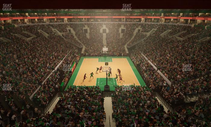 TD Garden - Section Loft 04 Seat View