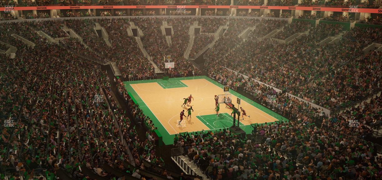 TD Garden - Section Loft 10 Seat View