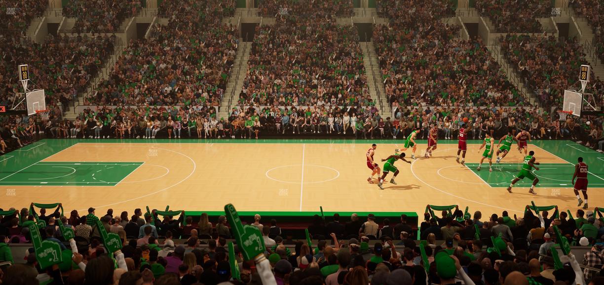 TD Garden - Section Loge 1 Seat View