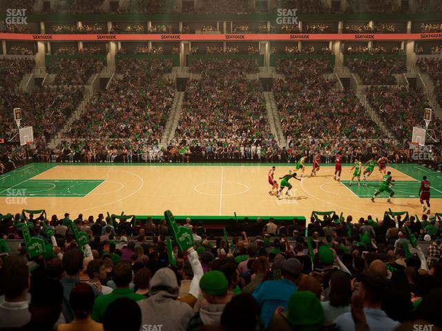 TD Garden - Section Loge 1 Seat View TD Garden - Section Loge 1 Seat View