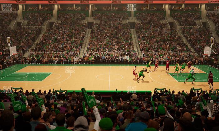 TD Garden - Section Loge 1 Seat View