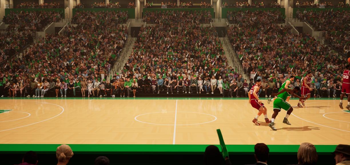 TD Garden - Section Loge 1 Seat View