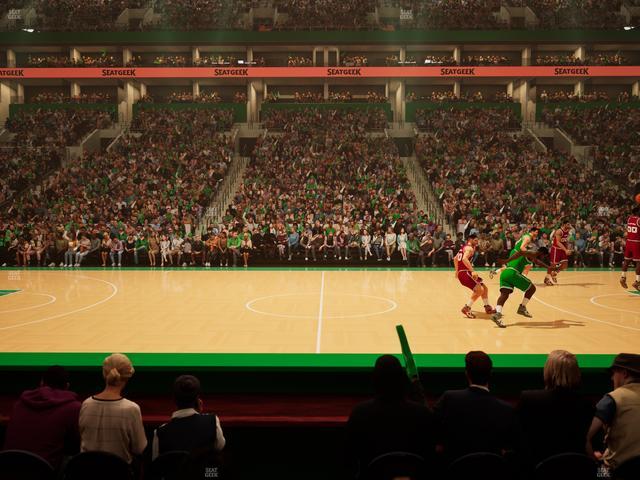 TD Garden - Section Loge 1 Seat View