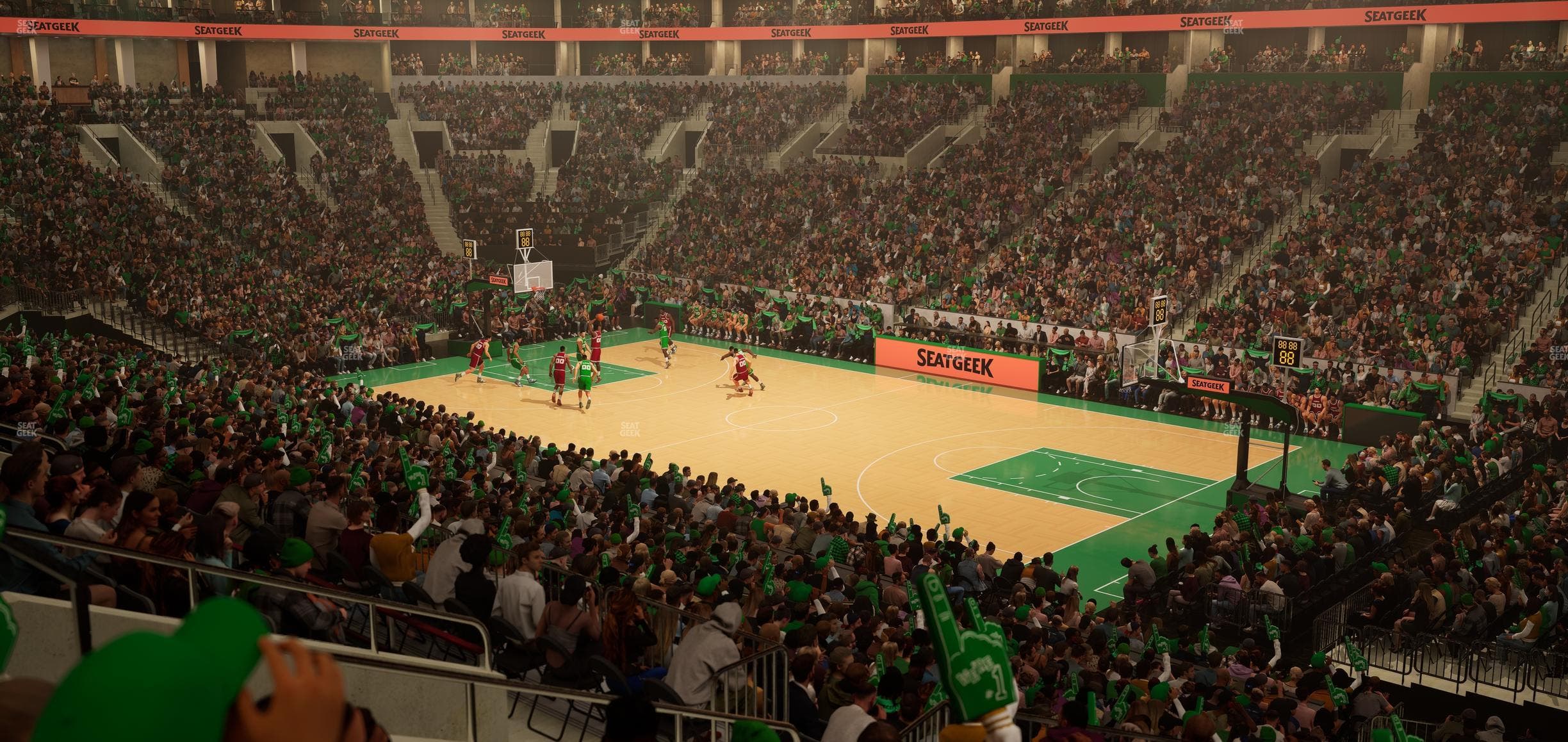 TD Garden - Section Loge 10 Seat View