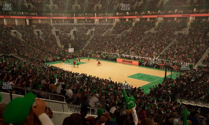 TD Garden - Section Loge 10 Seat View