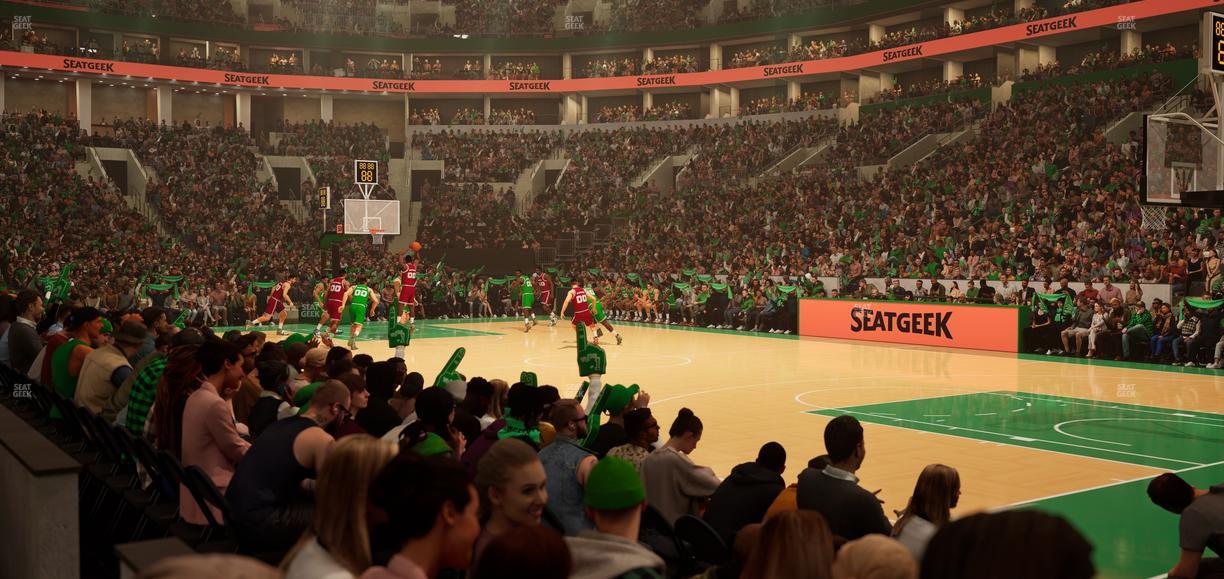 TD Garden - Section Loge 10 Seat View