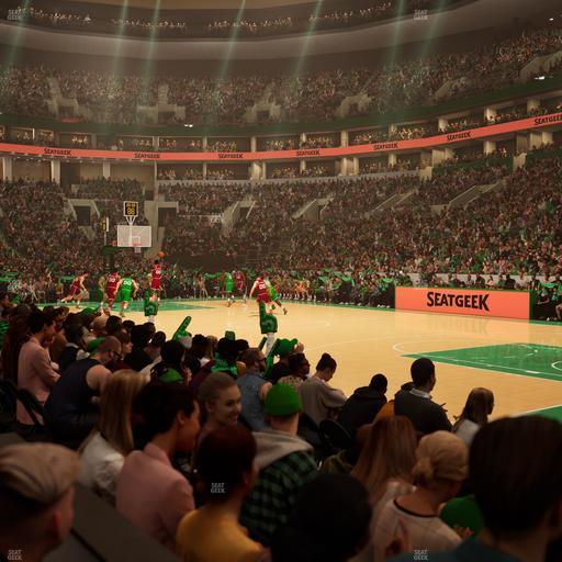 TD Garden - Section Loge 10 Seat View