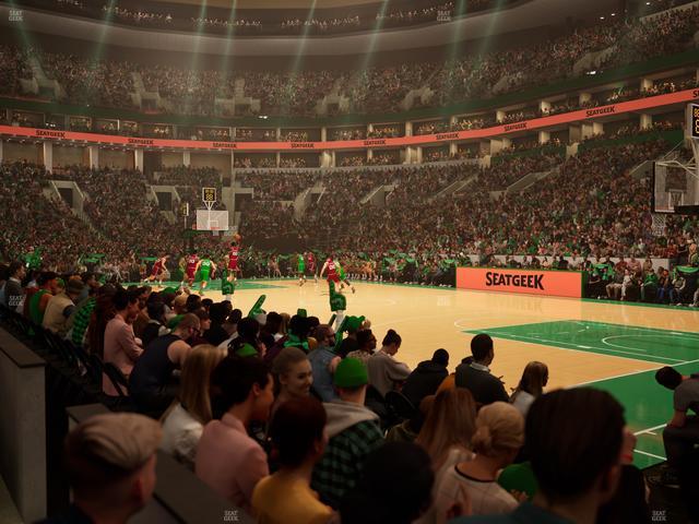 TD Garden - Section Loge 10 Seat View