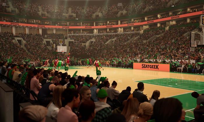 TD Garden - Section Loge 10 Seat View