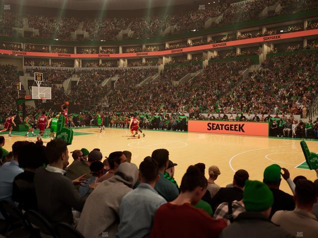 TD Garden - Section Loge 11 Seat View