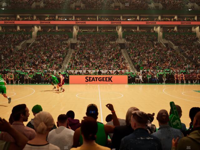 TD Garden - Section Loge 12 Seat View