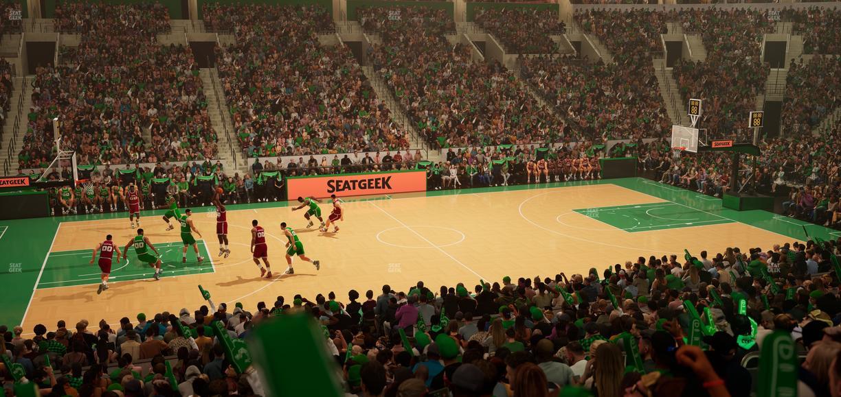 TD Garden - Section Loge 13 Seat View