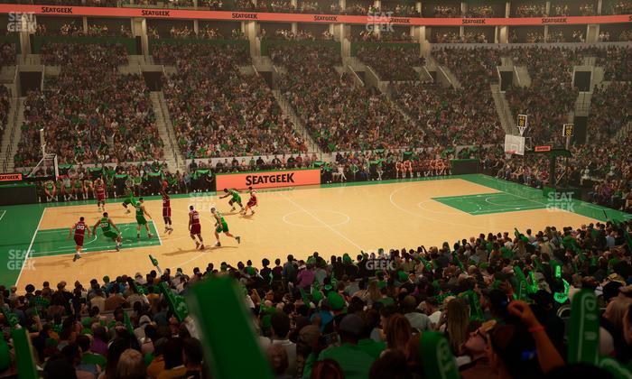 TD Garden - Section Loge 13 Seat View