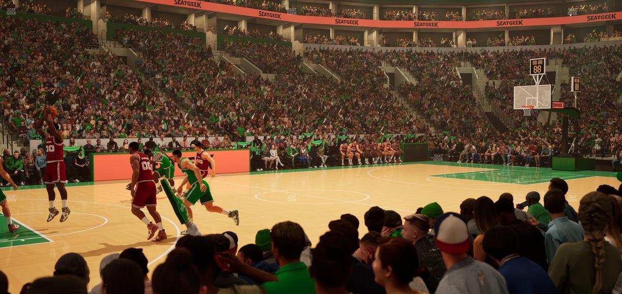 TD Garden - Section Loge 13 Seat View