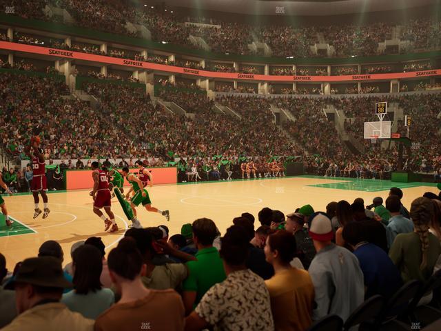 TD Garden - Section Loge 13 Seat View