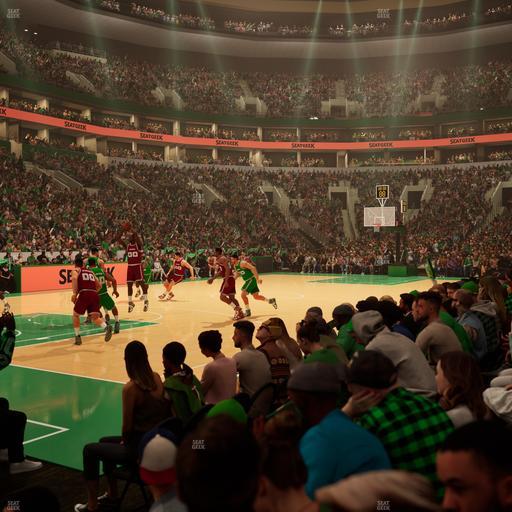 TD Garden - Section Loge 14 Seat View