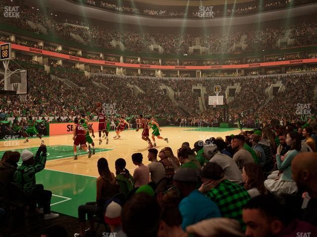 TD Garden - Section Loge 14 Seat View