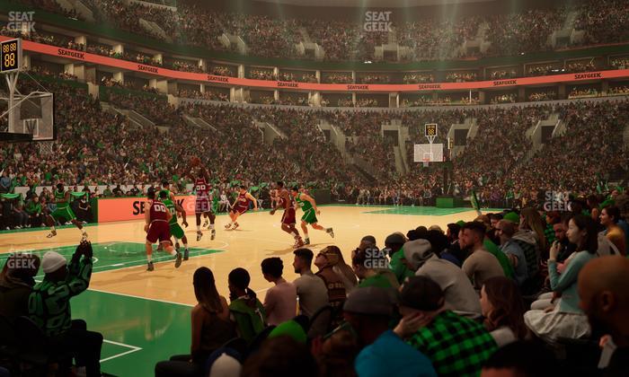 TD Garden - Section Loge 14 Seat View