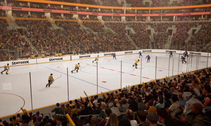 TD Garden - Section Loge 14 Seat View