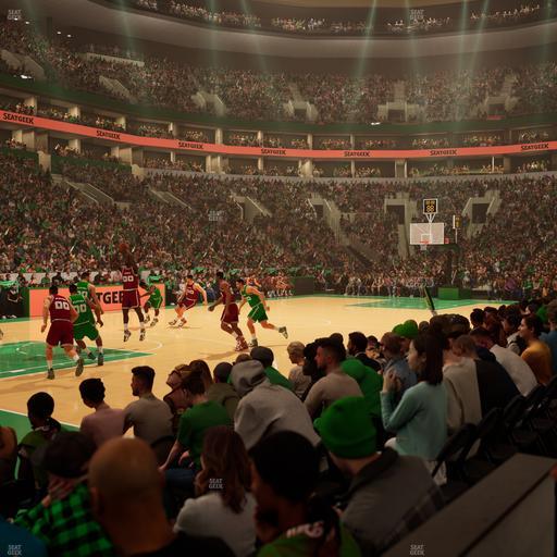 TD Garden - Section Loge 14 Seat View