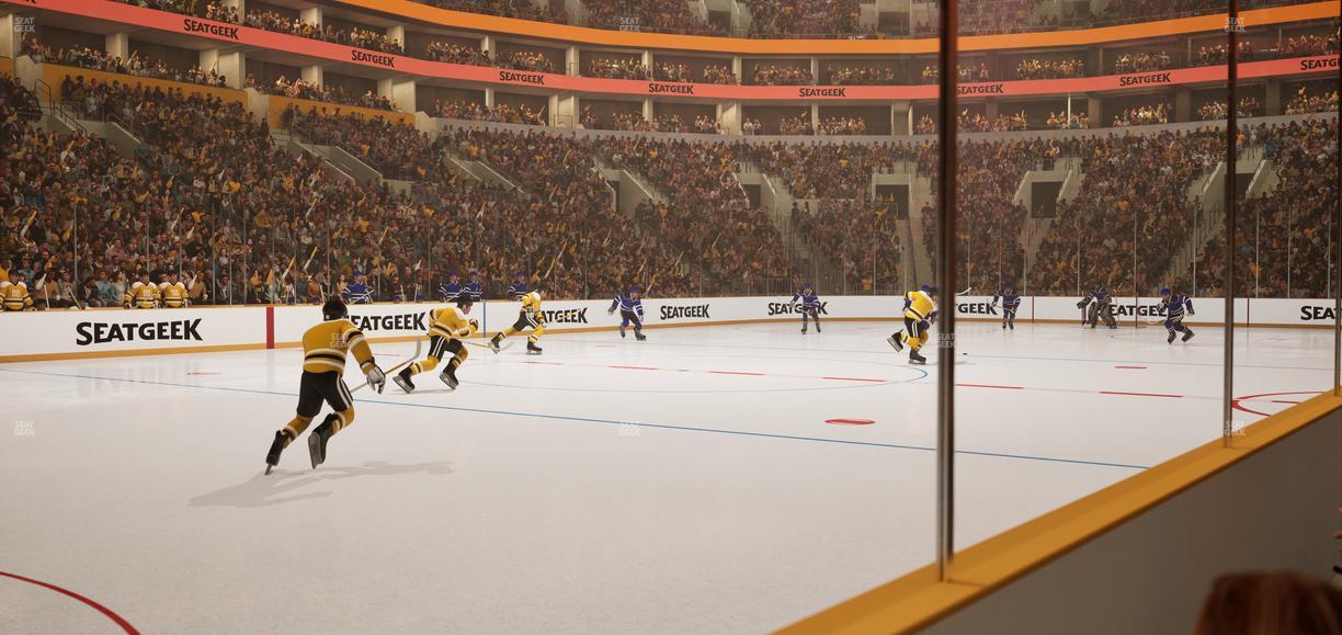 TD Garden - Section Loge 14 Seat View