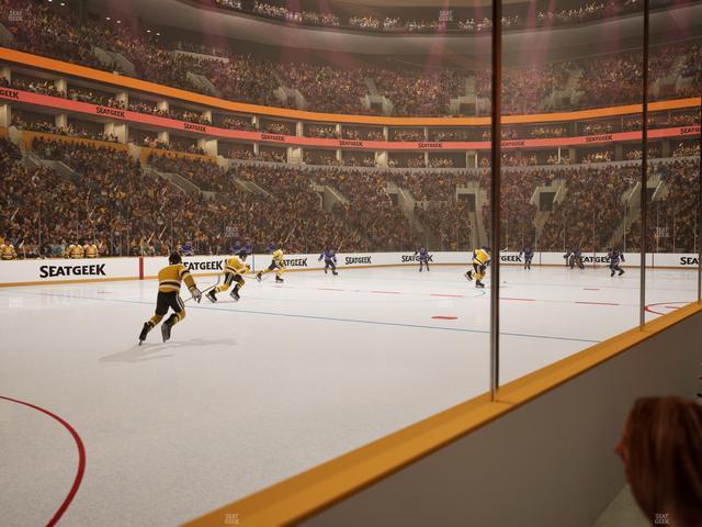 TD Garden - Section Loge 14 Seat View