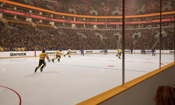 TD Garden - Section Loge 14 Seat View