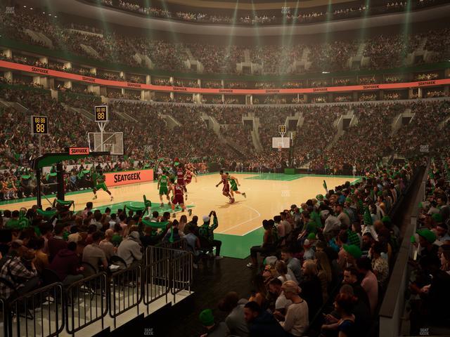 TD Garden - Section Loge 15 Seat View