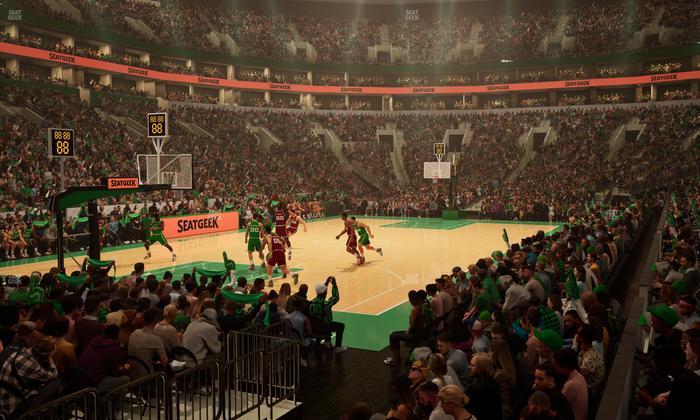 TD Garden - Section Loge 15 Seat View