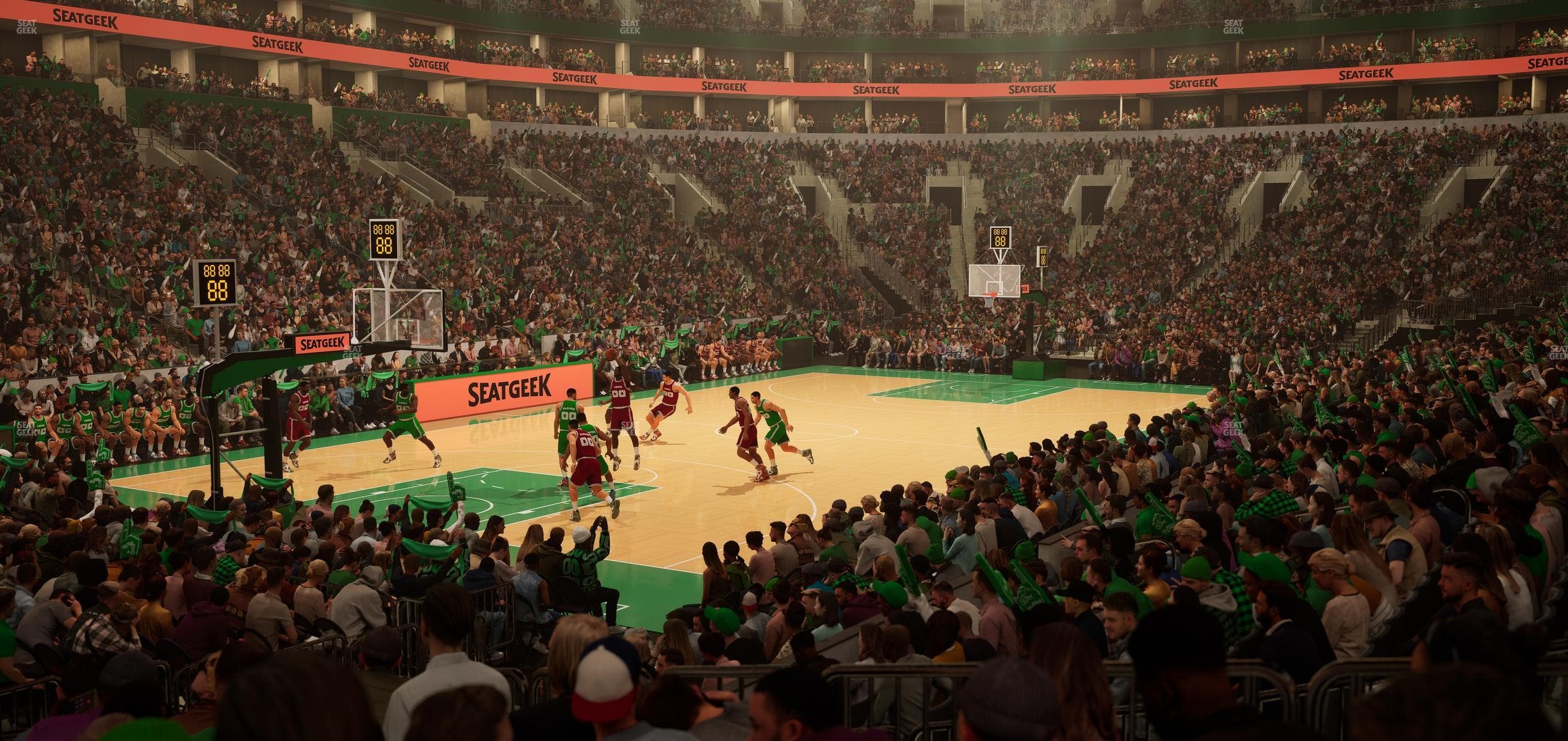 TD Garden - Section Loge 15 Seat View