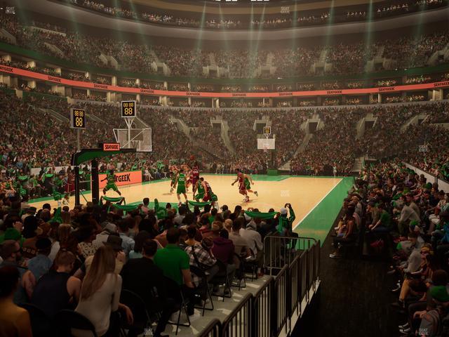 TD Garden - Section Loge 16 Seat View