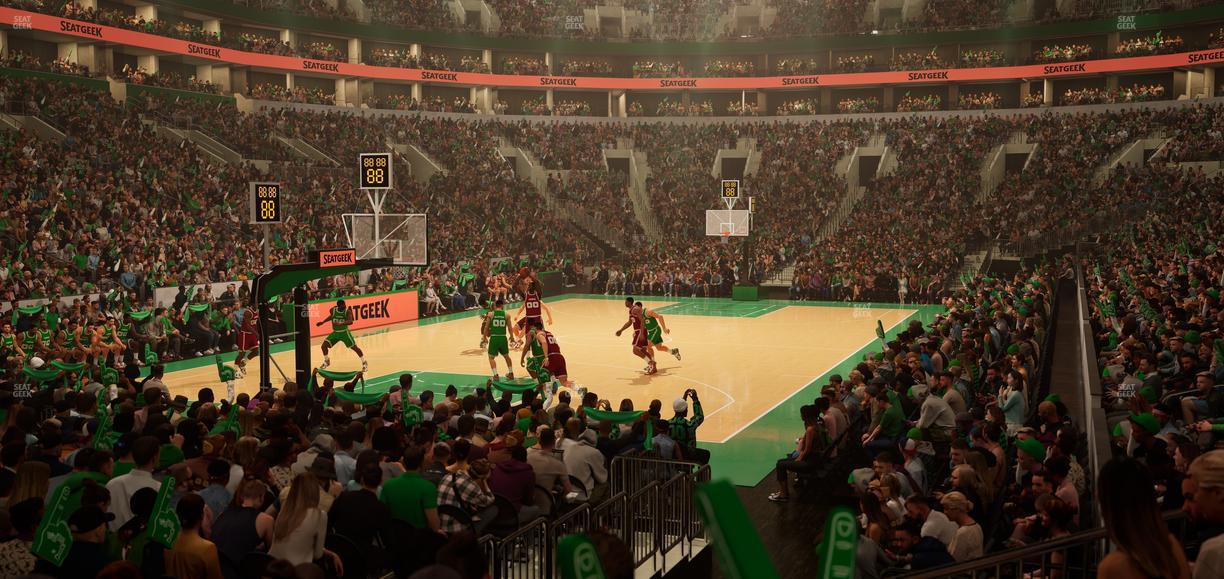 TD Garden - Section Loge 16 Seat View