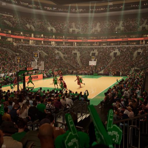 TD Garden - Section Loge 16 Seat View