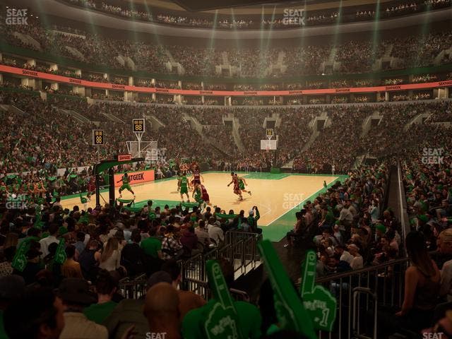TD Garden - Section Loge 16 Seat View
