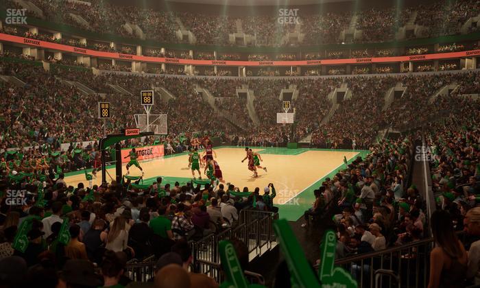 TD Garden - Section Loge 16 Seat View