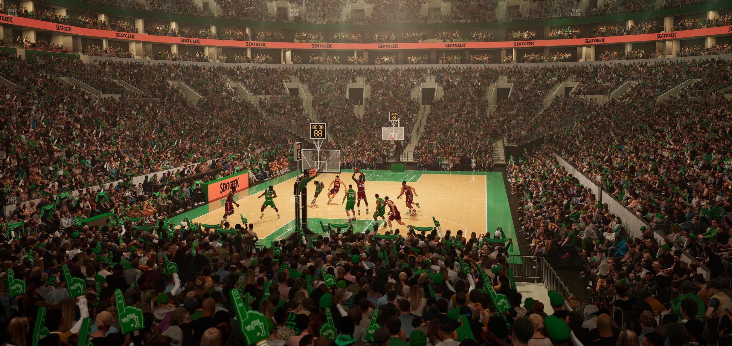 TD Garden - Section Loge 17 Seat View
