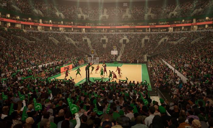 TD Garden - Section Loge 17 Seat View