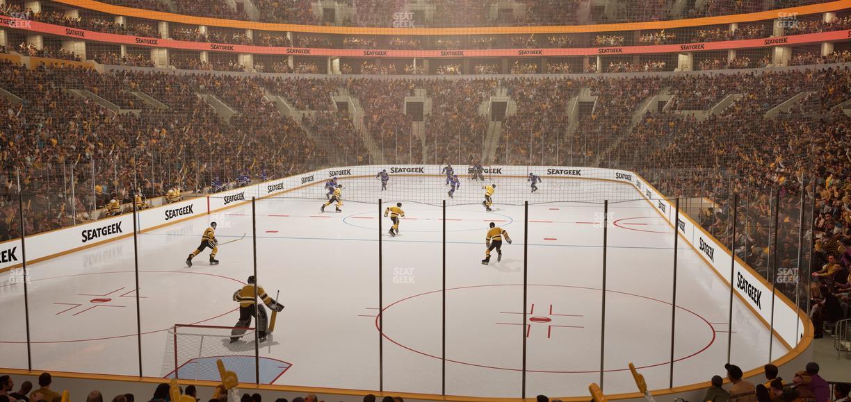 TD Garden - Section Loge 17 Seat View