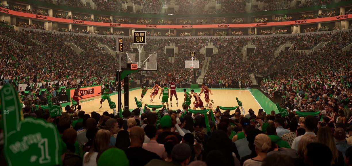 TD Garden - Section Loge 17 Seat View