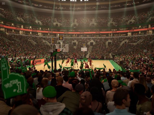 TD Garden - Section Loge 17 Seat View