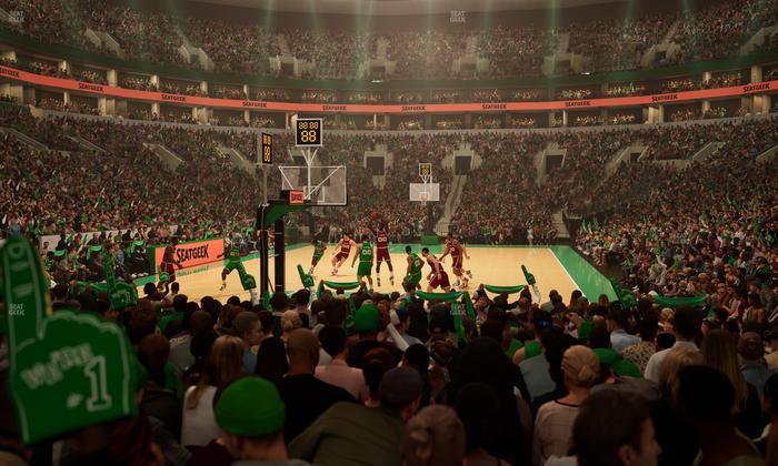 TD Garden - Section Loge 17 Seat View